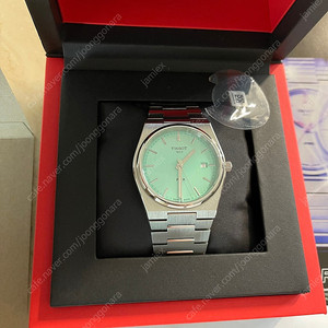 티쏘 Prx 40mm 민트색