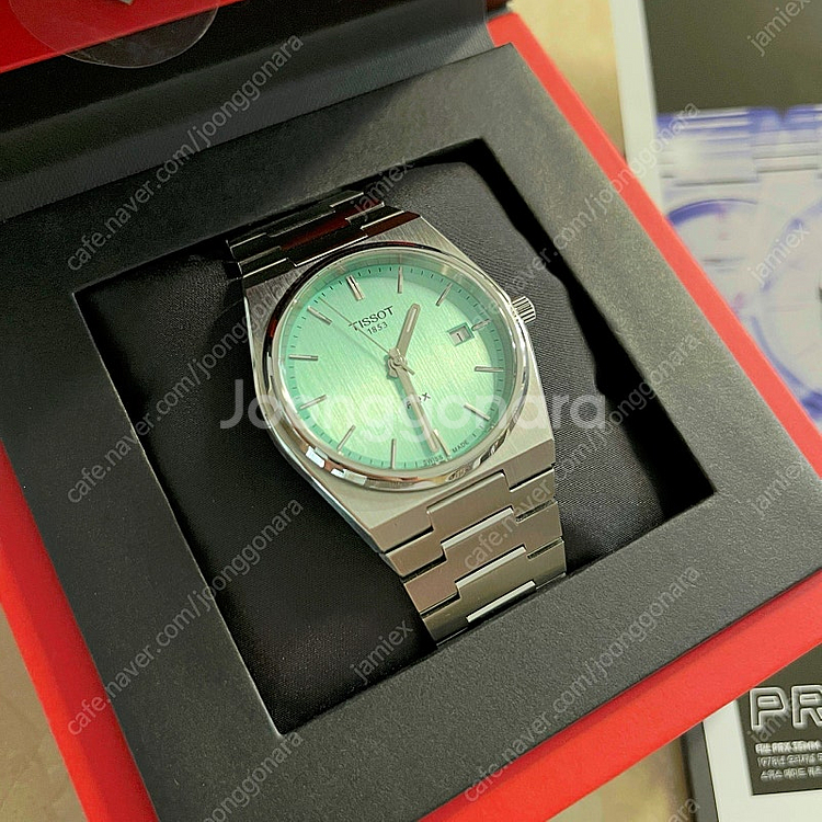 티쏘 Prx 40mm 민트색--5