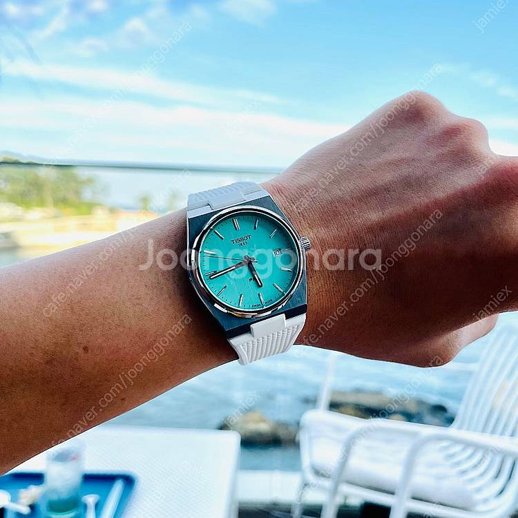 티쏘 Prx 40mm 민트색--7