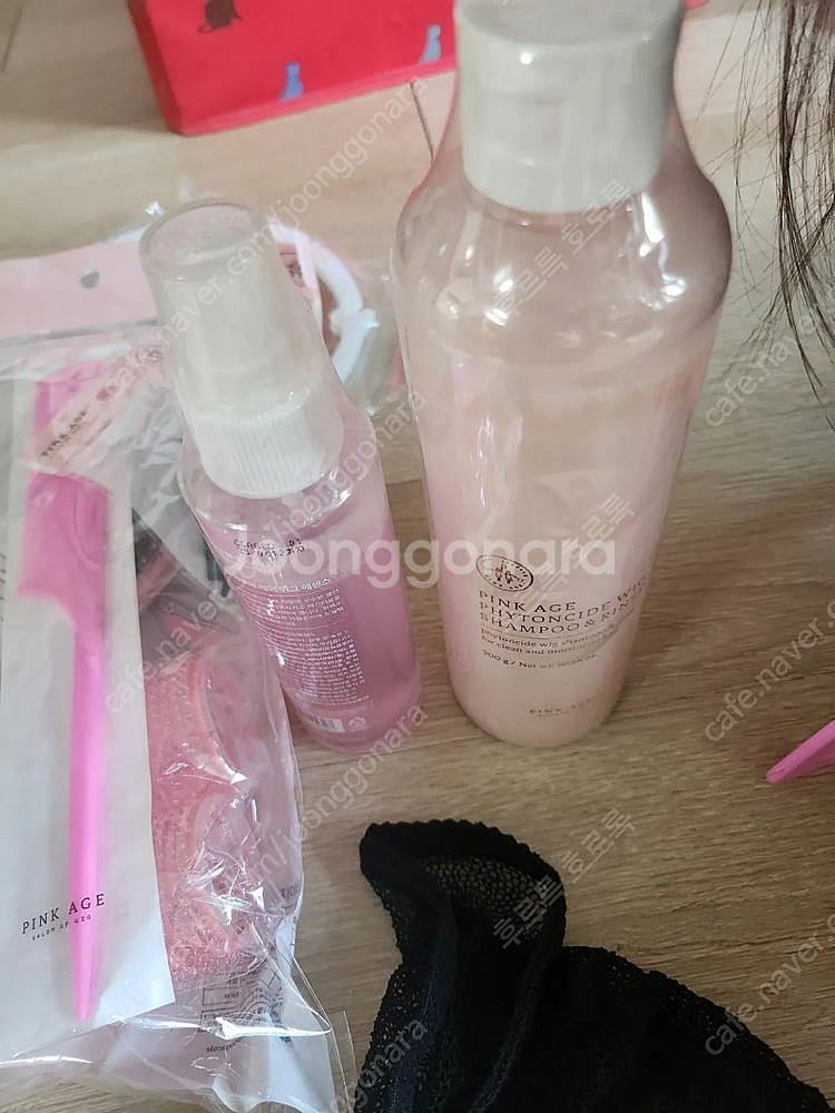 핑크에이지 소피아 단발 가발--2