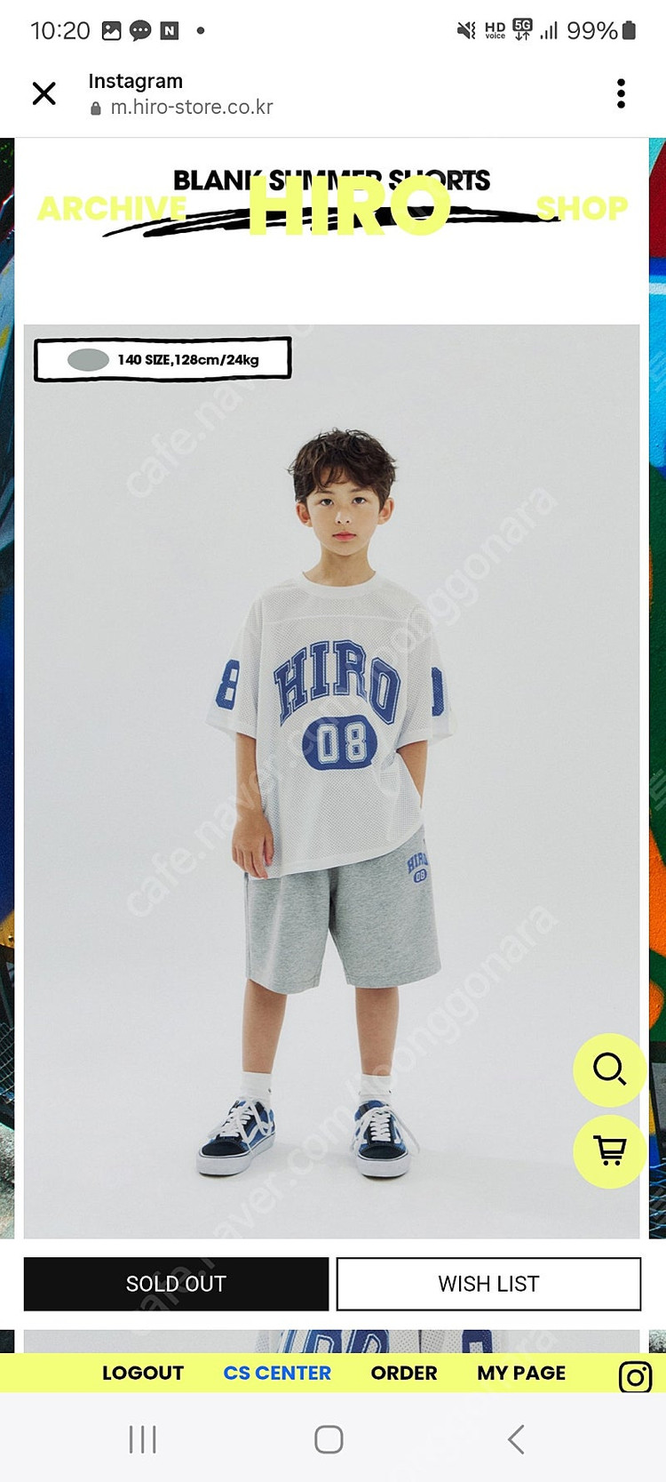 히로 썸머쇼츠 새상품 핑크120,그레이130--2