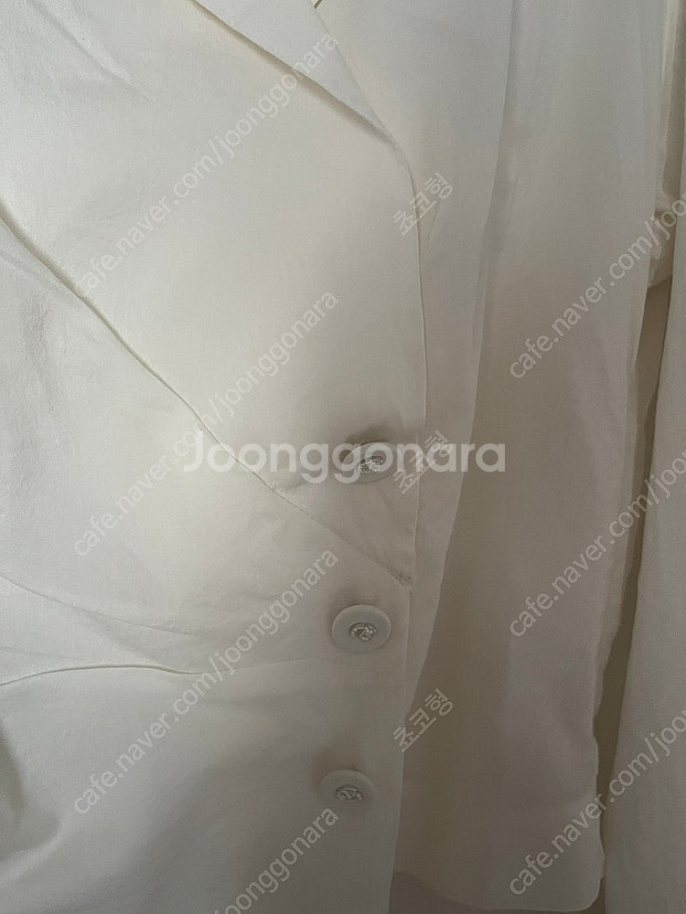 23ss 오브제 셔링 블라우스 셔츠 재킷 55사이즈 쟈...--2