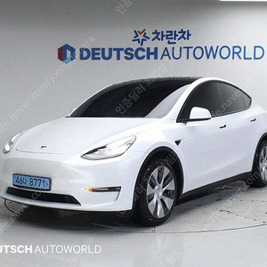 테슬라 모델 Y 중고 테슬라 중고 흰색 2021년식 53,347km 롱 레인지 개인사업자 차량구매