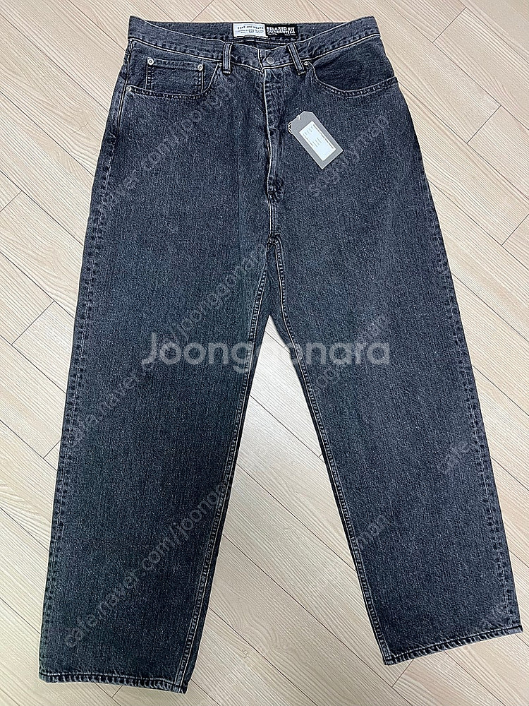 엔즈앤드민즈 25ss 릴렉스핏 블랙 데님--0