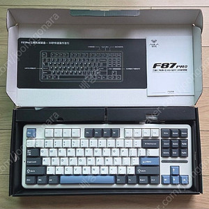 Aula F87 Pro 독거미 키보드 황축