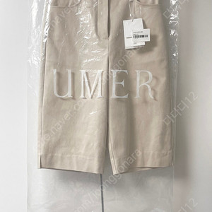유메르 세일 바이커 버뮤다 팬츠 베이지/0