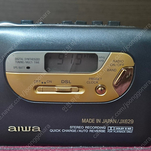 aiwa 카세트 워크맨 jx629 정크 택배포함