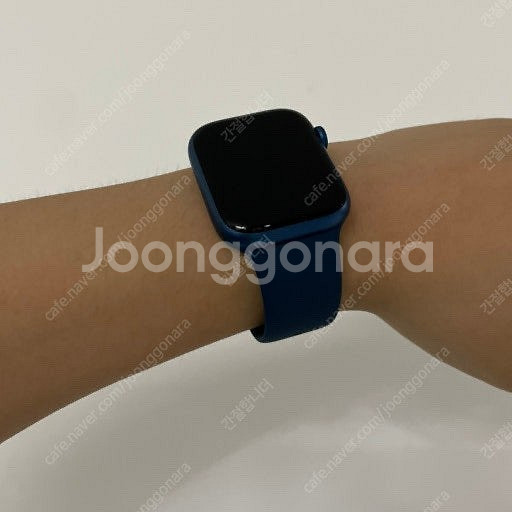 애플워치7 gps 45mm 블루 아쿠아 미개봉 (워런티...--4