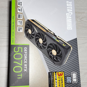 조텍 지포스 RTX 5070Ti SOLI