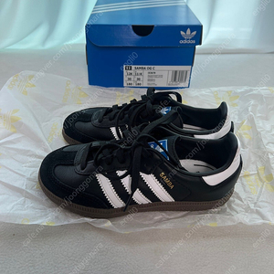 아디다스 삼바 키즈 OG 블랙 180