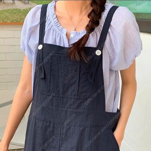 오디너리먼트 니드오버롤 원피스 네이비
