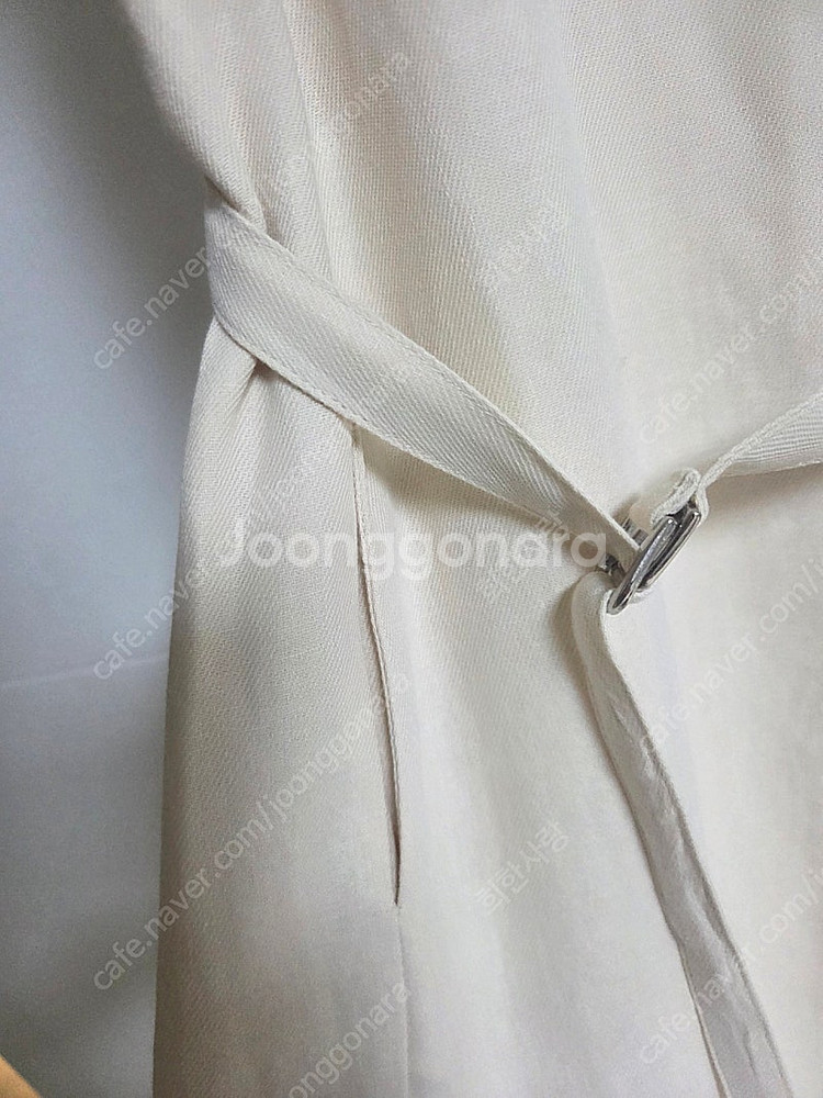 유메르 세일 린넨슬리브리스 원피스 라이트베이지--6