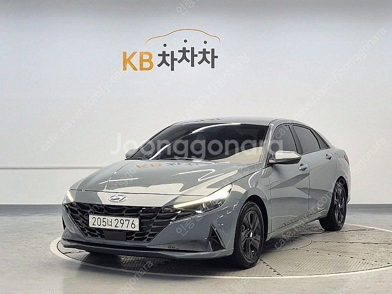 아반떼 중고차 아반떼 하이브리드 중고 차 회색 2021...--0