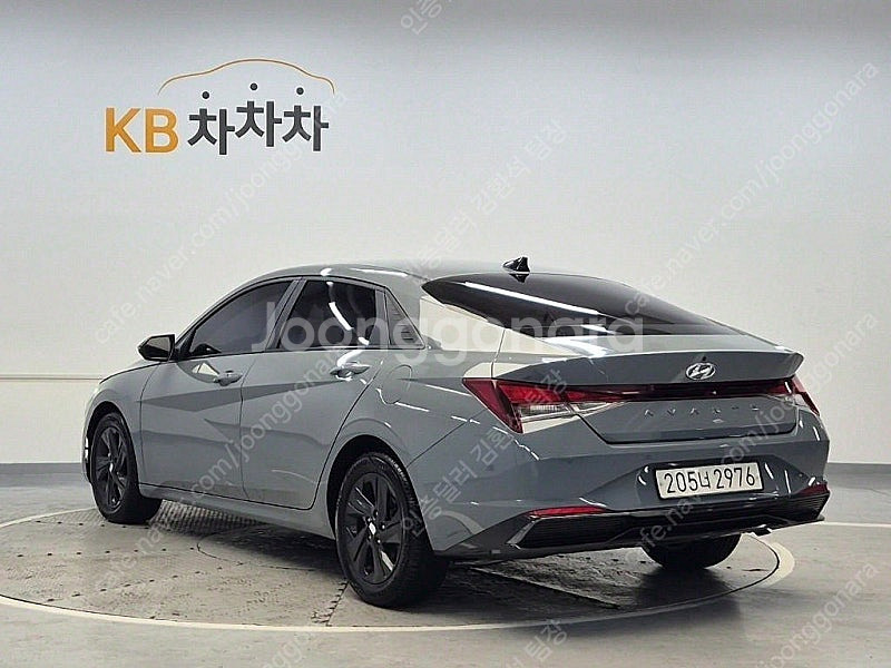 아반떼 중고차 아반떼 하이브리드 중고 차 회색 2021...--3