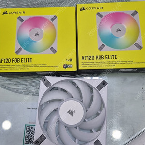 커세어 쿨러 af120 rgb elite 3개 반값택포