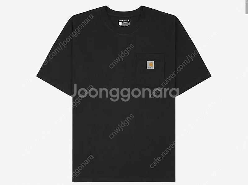 칼하트 루즈핏 헤비웨이트 반팔티(택포, L사이즈)--0