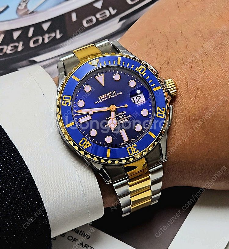 갤럭시워치4 클래식 42mm R사 섭마 청콤커스텀 제품...--0