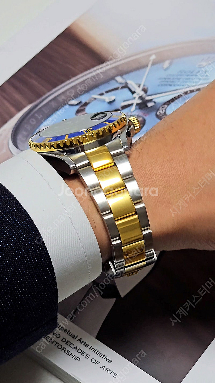 갤럭시워치4 클래식 42mm R사 섭마 청콤커스텀 제품...--2