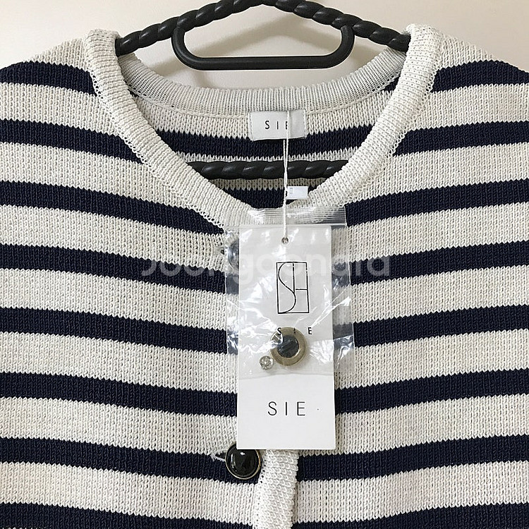 시에 모노 니트 드레스 SIE 원피스 네이비 믹스 택달린 새제품 플로움 로트르드민 에트몽 시티브리즈 루에브르 룩캐스...--1