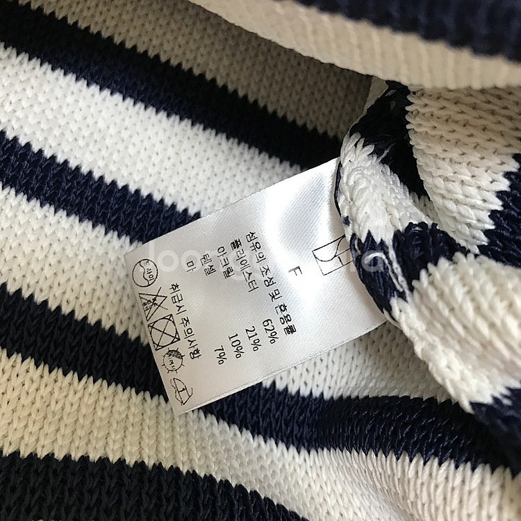 시에 모노 니트 드레스 SIE 원피스 네이비 믹스 택달린 새제품 플로움 로트르드민 에트몽 시티브리즈 루에브르 룩캐스...--2