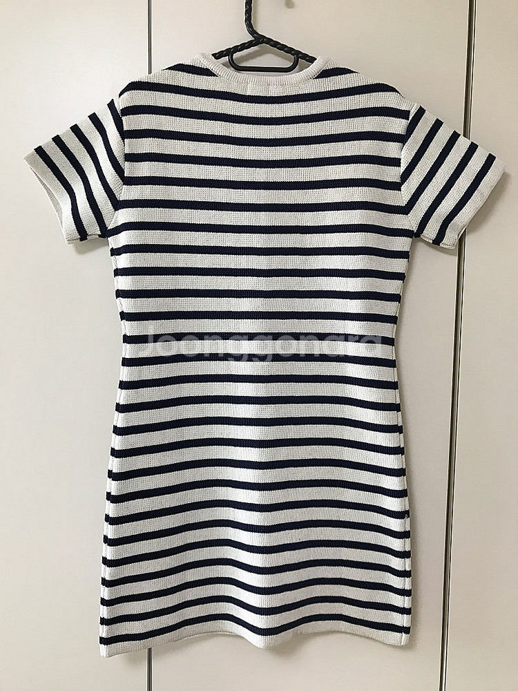 시에 모노 니트 드레스 SIE 원피스 네이비 믹스 택달린 새제품 플로움 로트르드민 에트몽 시티브리즈 루에브르 룩캐스...--3