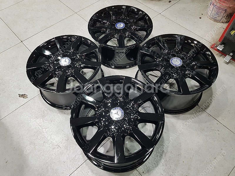 [판매]18인치 순정(정품) 중고휠 벤츠 S500 유광...--6