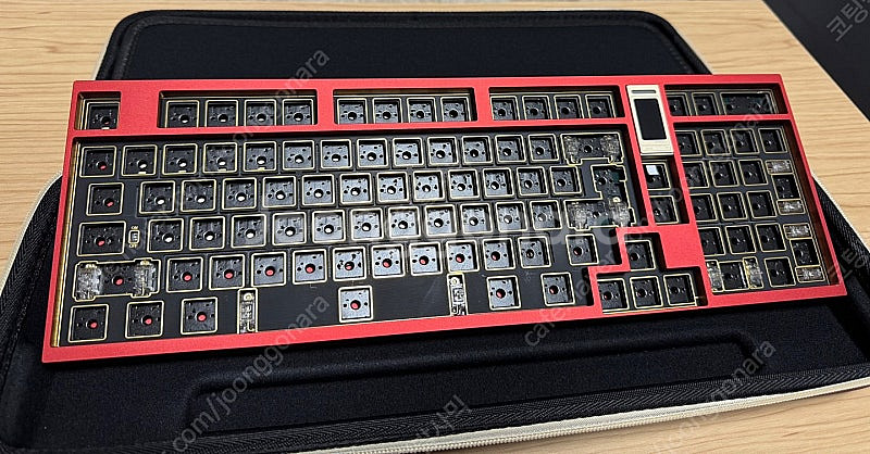 Qwertykeys QK100 키보드 레드--0