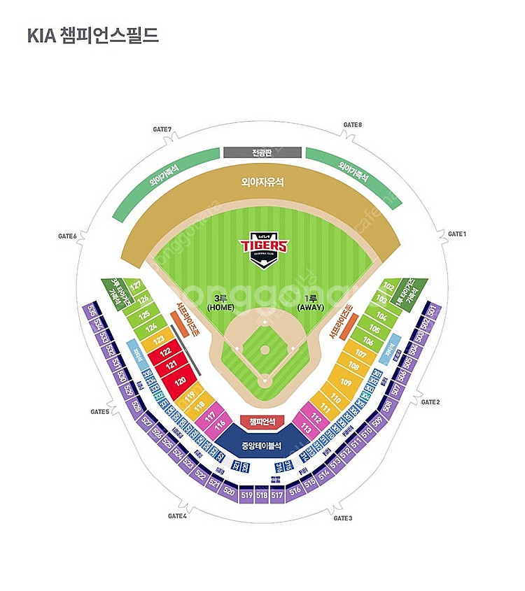 7/1 7/3 기아 SSG 3루타이거즈가족석 4인6인--0