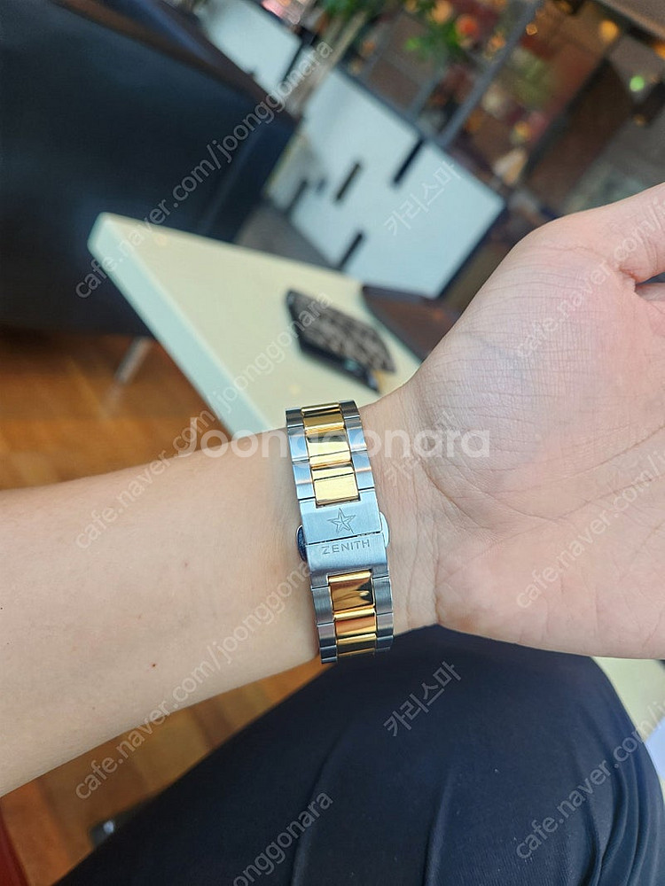 제니스 엘프리메로 에스파다 18k콤비(40mm) 판매합...--5