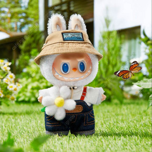 봄에 피는 라부부 인형 키링