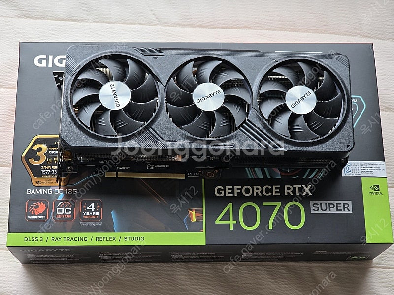 기가바이트 RTX 4070 SUPER GAMING OC--0