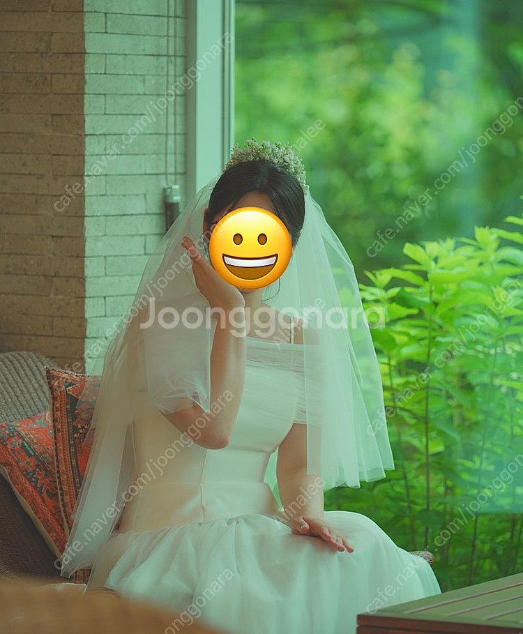 웨딩촬영드레스, 헤어핀--1