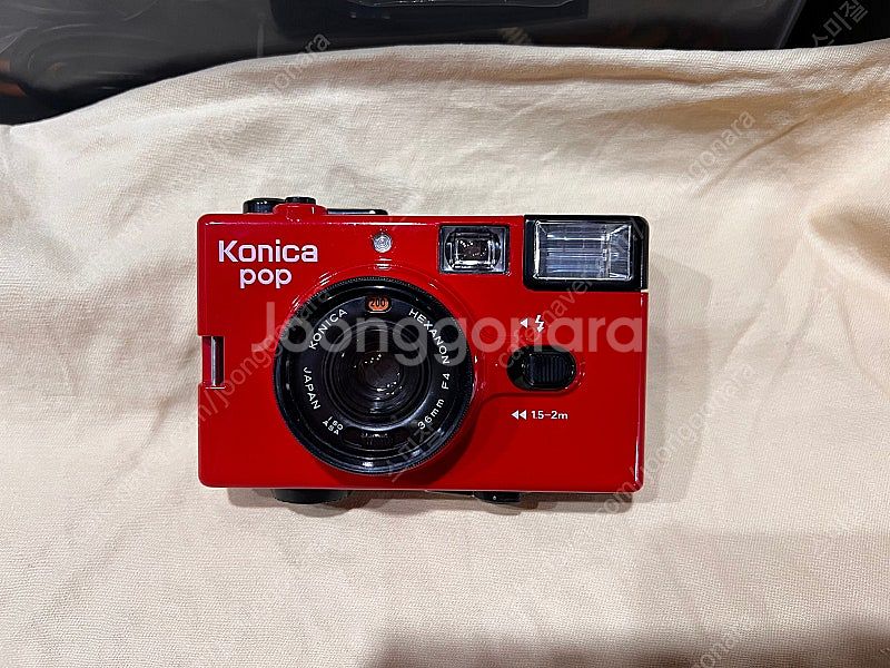코니카 팝 (레드) / Konica pop 필름 카메라...--0