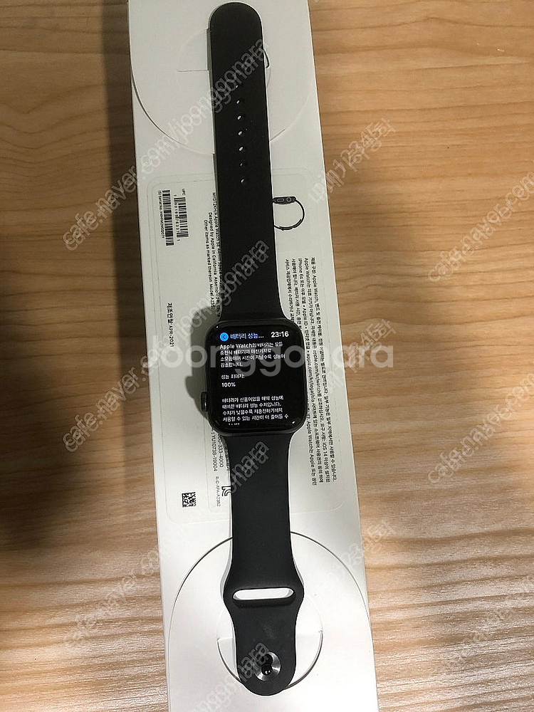 애플워치SE 44mm 스페이스그레이 신품급 배터리효율 ...--0