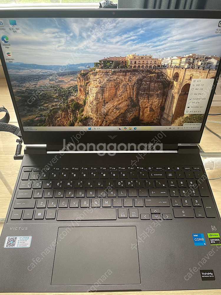 HP 빅터스 게이밍 노트북 i512세대 RTX4060--1