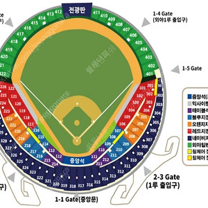 7/6 두산 vs kt 김재호 은퇴식 외야 407블럭 2연석