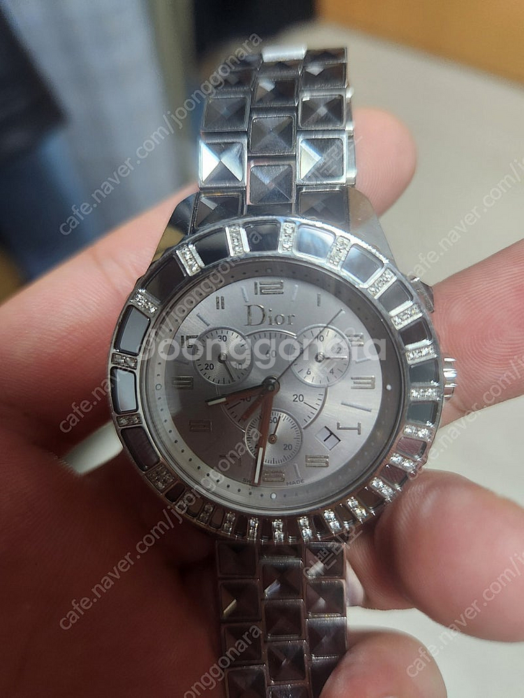 정품 디올 크리스탈 시계38mm(남여공용)--0