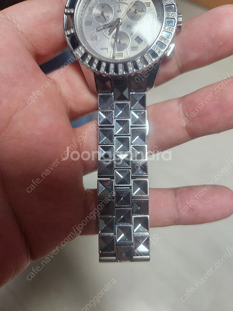 정품 디올 크리스탈 시계38mm(남여공용)--4
