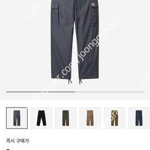 칼하트 wip 콜룸비아 립스탑 레귤러 카고 팬츠 제우스 28x30 새상품 싸게 팝니다