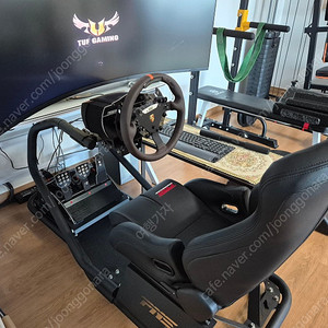 레이싱휠 세트 / 파나텍 FANATEC CSW2.5 + 포르쉐911 GT3 휠림 + 클럽스포츠 페달 V3 + [PNS] 레이싱휠 거치대 GTs Plus2