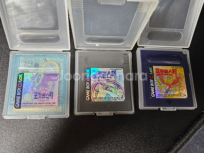 GBC 포켓몬스터 금,은,크리스탈 (게임보이컬러)--0
