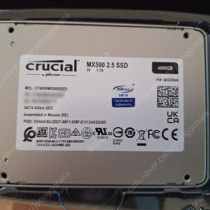 마이크론 MX500 4테라 팝니다.