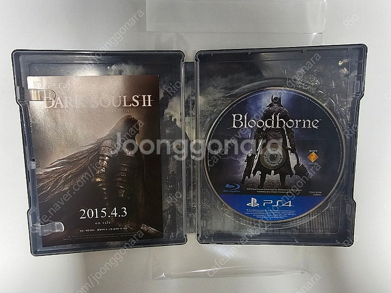 PS4 블러드본 스틸북 + 게임소프트 CD 판매합니다....--2