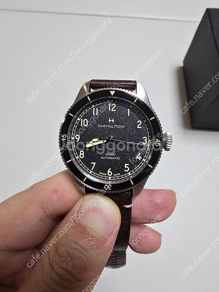 해밀턴 카키 에비에이션 파일럿 파이오니어 38mm--0