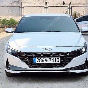 아반떼 중고 시세 아반떼 CN7 중고 아반테 중고 흰색 2023년식 20,470km 인스퍼레이션 중고차카페