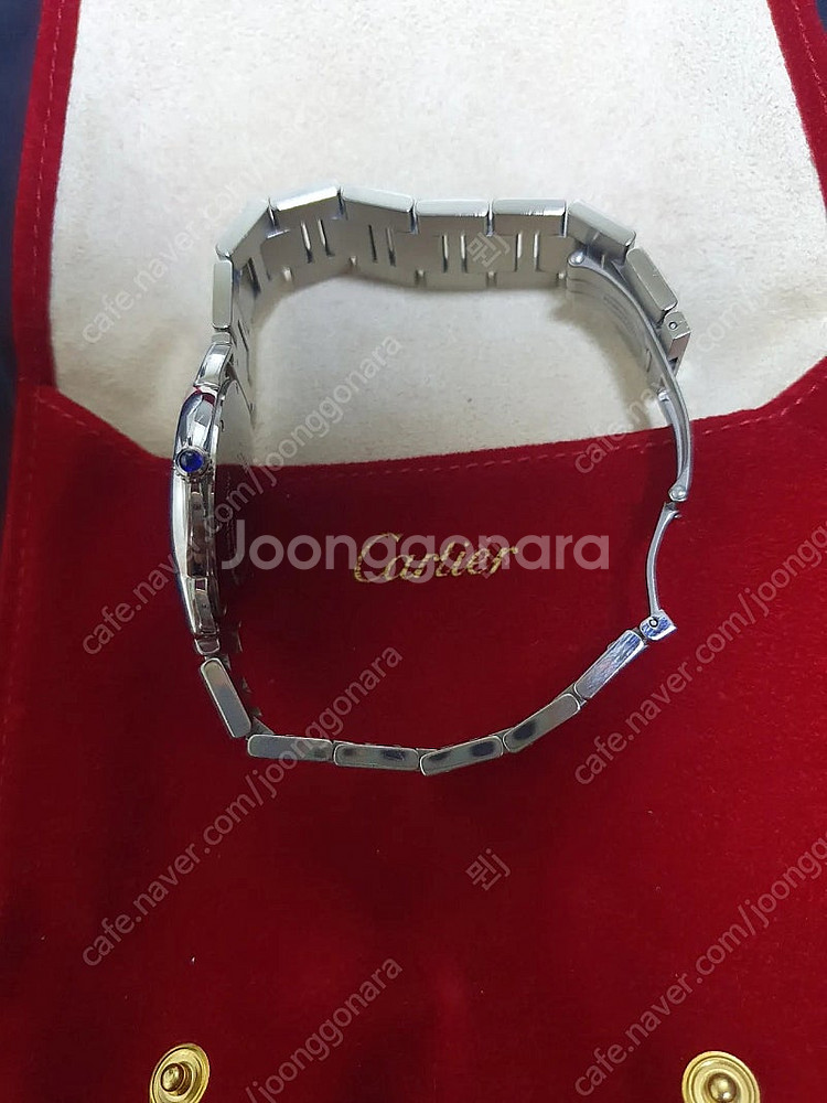 까르띠에 롱드솔로 36mm 브레이슬릿--1