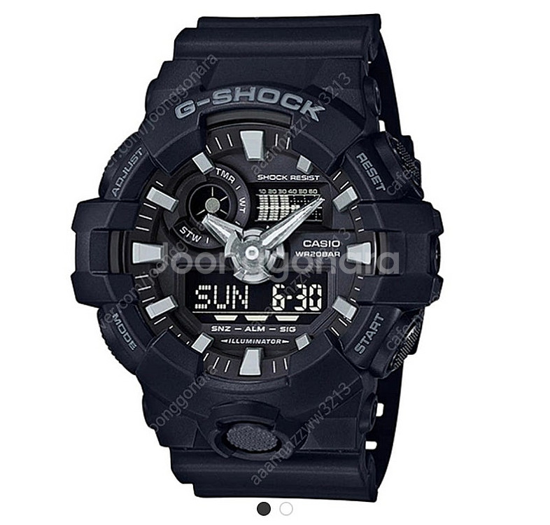 지샥 G-SHOCK 빅페이스 GA-700-1BDR--0