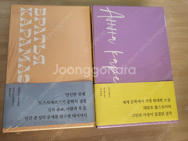 안나 카레니나+카라마조프가의 형제들 합본 특별판 미개봉...--3