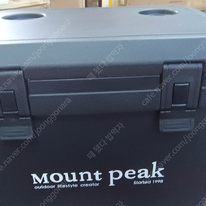 Mount peak 38L 트롤리 바퀴가 달린 야외 이동식 캠핑 캐리어 냉장고 38L 이미지