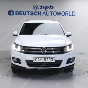 폭스바겐 티구안 중고 폭스바겐 티구안 중고차 폭스바겐 중고 흰색 2016년식 88,105km 2.0 TDI 프리미엄 중고차직거래카페